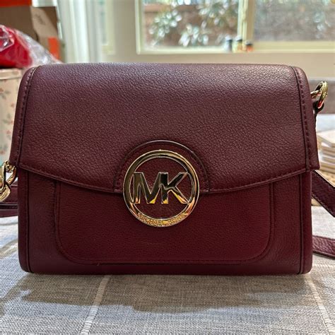 burgundy michael kors purse|burgundy michael kors crossbody.